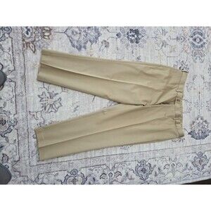 #484 Perry Ellis Portfolio men's 38x29 100% Cotton chinos dress pants tan NWT